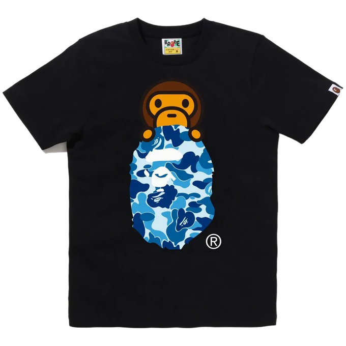 베이프 우먼즈 반팔티 ABC CAMO MILO ON APE HEAD TEE 2M30-210-012