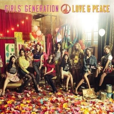 少女時代日本 アルバム 音楽CD+ブックレットガールズジェネレーションLOVE＆PEACE
