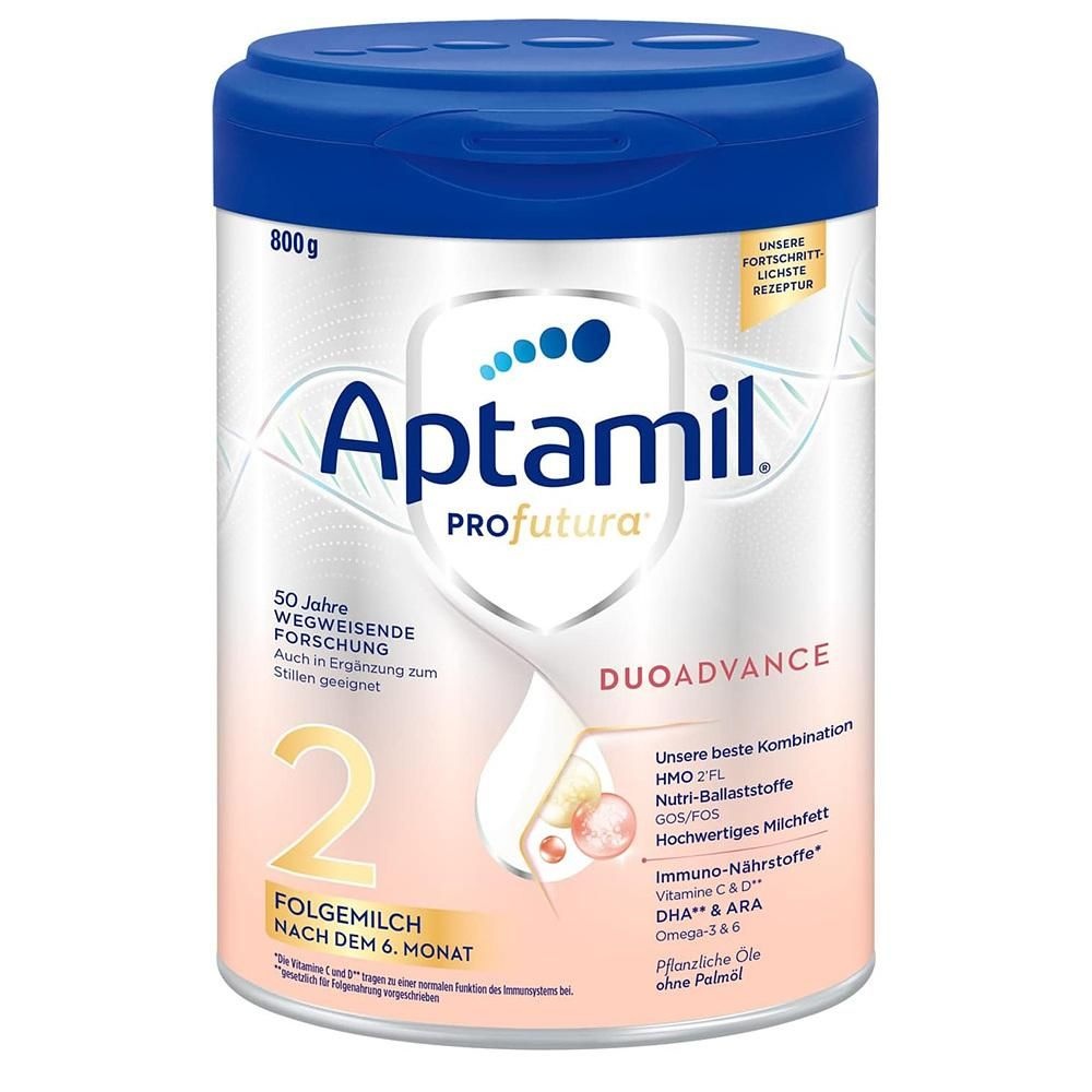 [해외] 압타밀 Profutura 분유 800g 1팩 듀오어드밴스 2단계 Aptamil Profutura DUOADVANCE 2 - Follow-up Milk