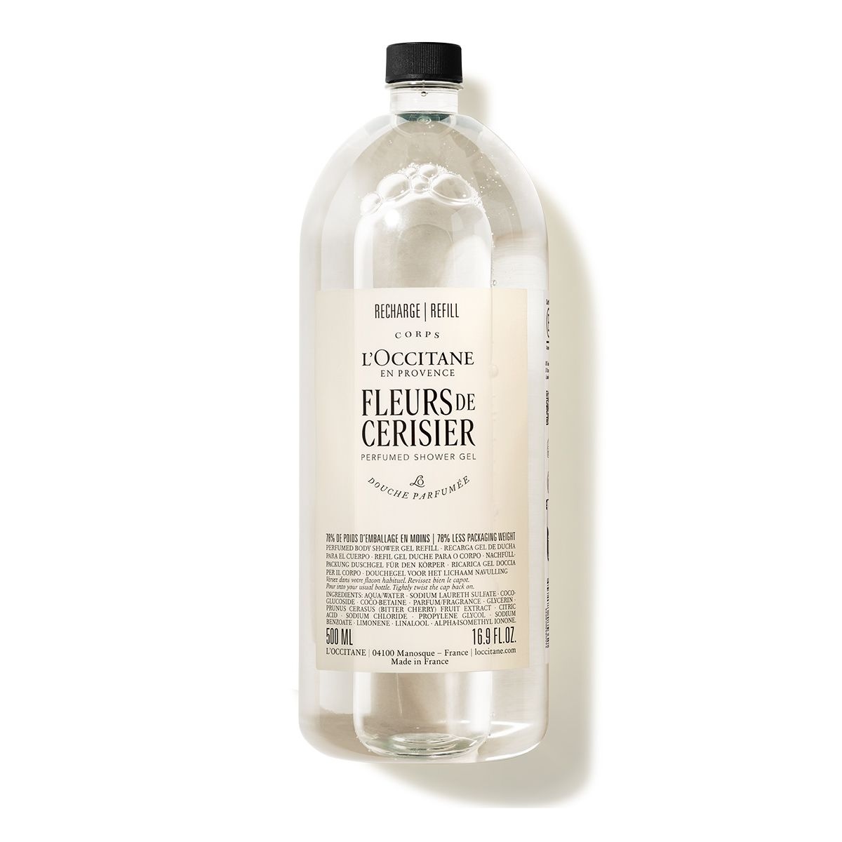 [롯데백화점] 록시땅 플뢰르 드 세리지에 퍼퓸드 샤워 젤 리필 500ml(체리 블라썸)