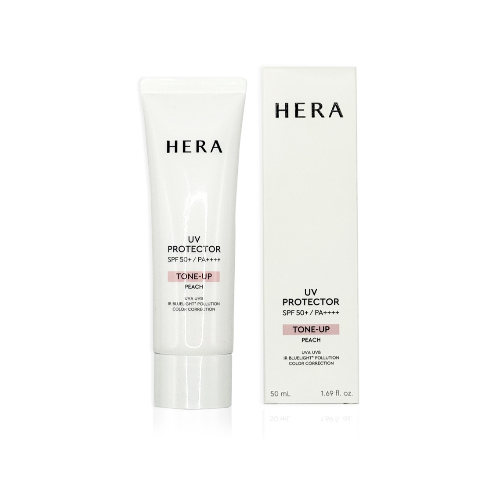 헤라 UV 유브이 프로텍터 톤업 선크림 피치 SPF50+PA++++ 50ml 1개