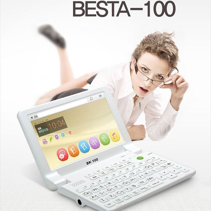 베스타정품 BK-100 전자사전 120권켄텐츠 번역기 필기인식 발음지원 자녀선물 회화 어학공부