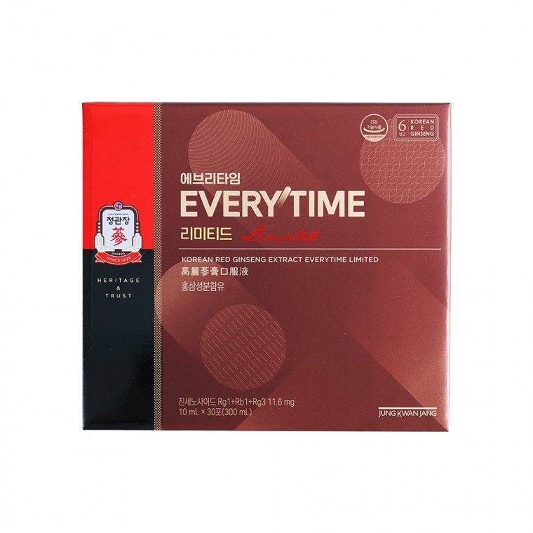 (주)한국인상공사 정관장 홍삼정 에브리타임 리미티드 10ml x 30포