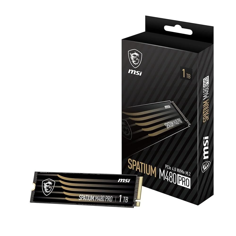 MSI 스파티움 M480 프로 PCIe 4.0 NVMe N.2 1TB