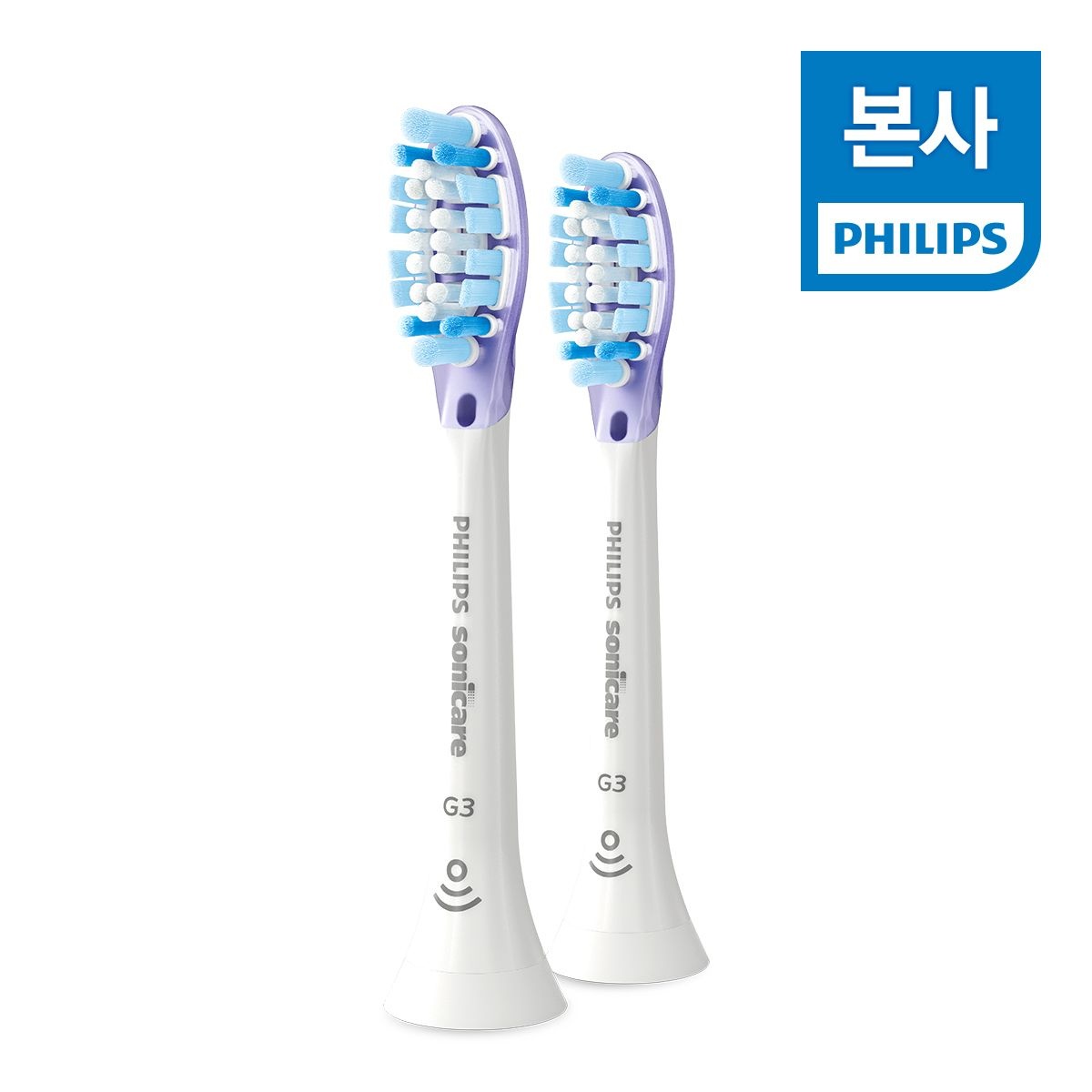 [롯데백화점] 필립스 소닉케어 G3 프리미엄 잇몸 케어 칫솔모 화이트 2개입 HX9052/14
