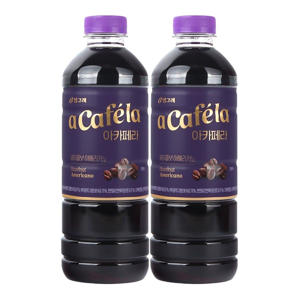빙그레 아카페라 올데이 헤이즐넛아메리카노 1L x 12개