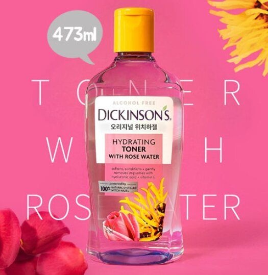 [27년 06월 01일까지]위치하젤 하이드레이팅 로즈워터 토너 473ml
