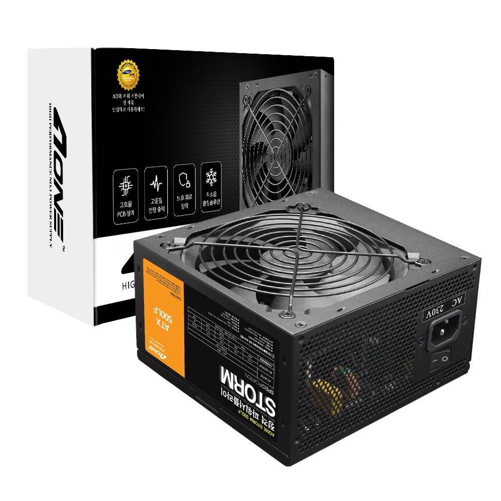 에이원 AONE 스톰 500LF 더블포워드 PC 파워서플라이 500W 컴퓨터 전원