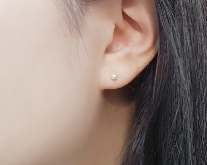 미니골드 김천점 14K 담수진주 귀걸이(3mm) ECPM4144 MEM02968