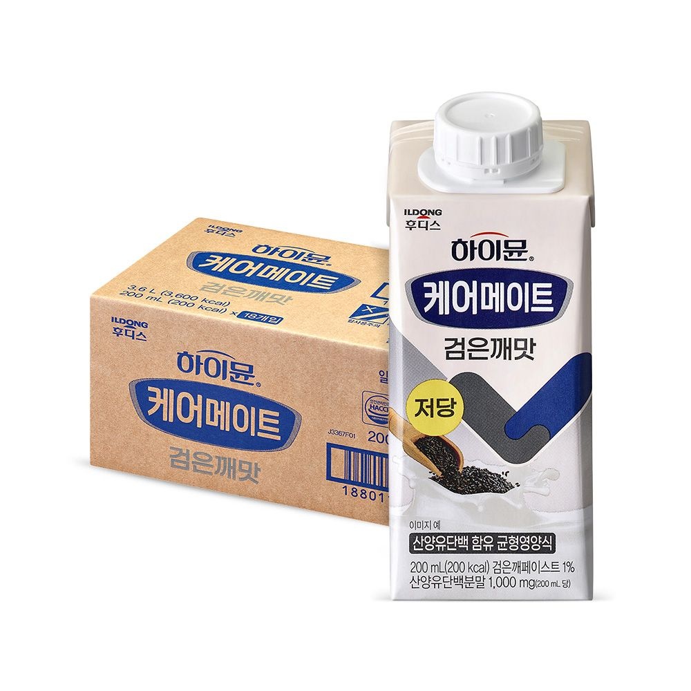 하이뮨 케어메이트 검은깨맛 200ml 18개