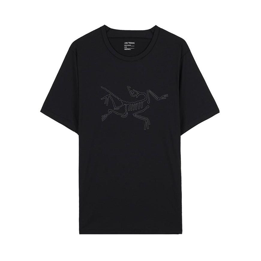 [라벨루쏘] SS26 남성 코막 로고 반팔 티셔츠 X000010293 BLACK