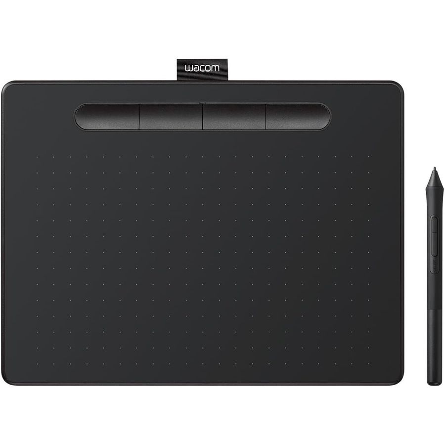 [해외] 와콤 Wacom CTL-6100/K2 펜 태블릿 Wacom Intuos Medium 블랙
