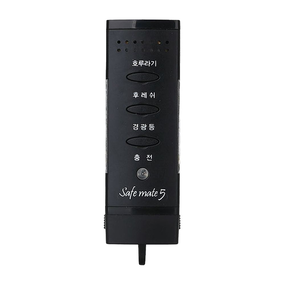 세이프메이트 5세대 LED 안전 호루라기 APH-205L C타입 블랙 호신용 인쇄가능