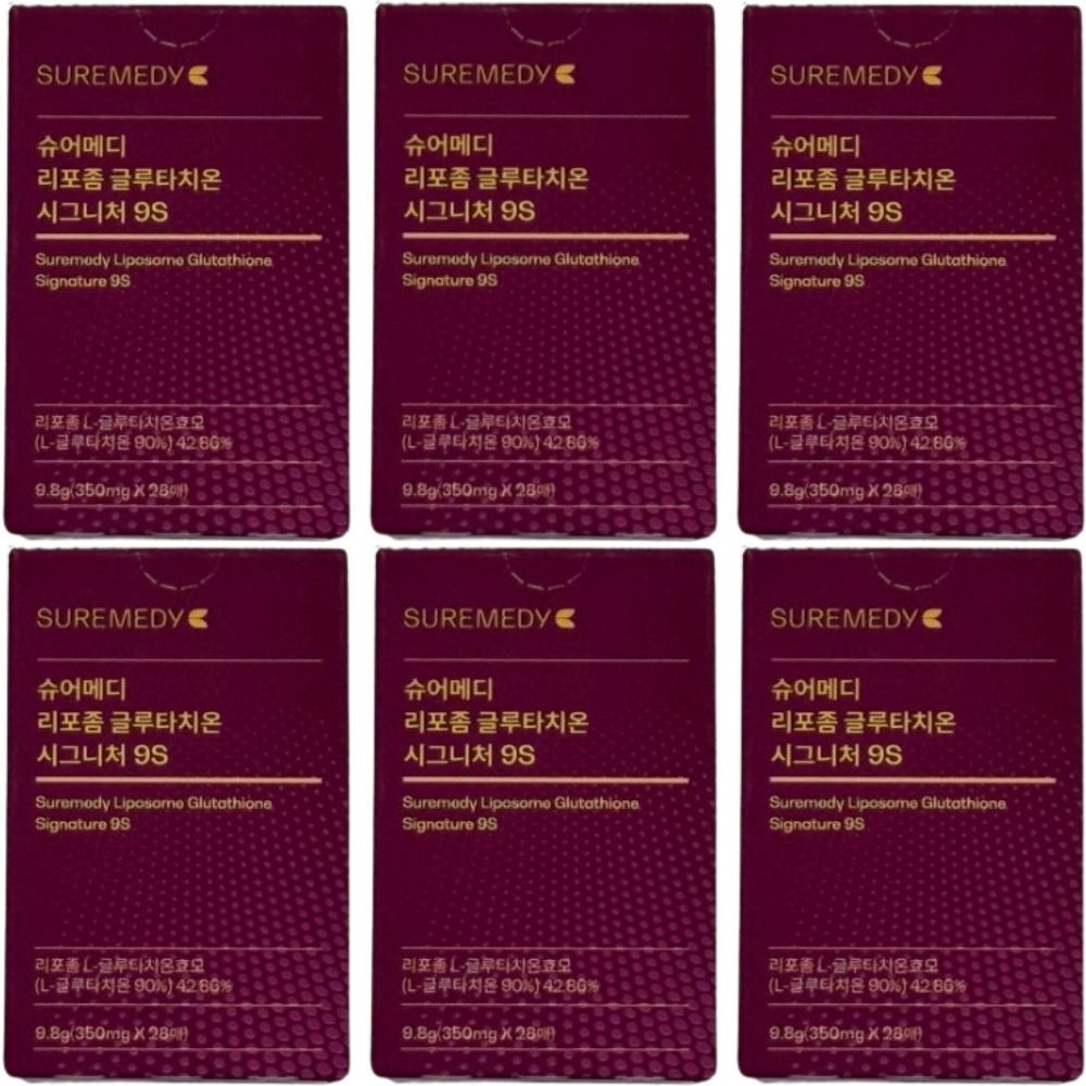 슈어메디 리포좀 글루타치온 시그니처 9S 28매, 6박스