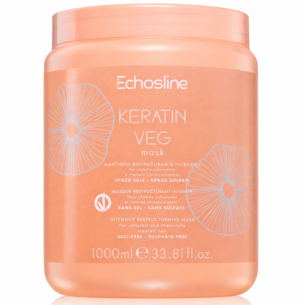 [해외] Echosline 에코스라인 케라틴 베지 마스크 1000ml 대용량 헤어팩