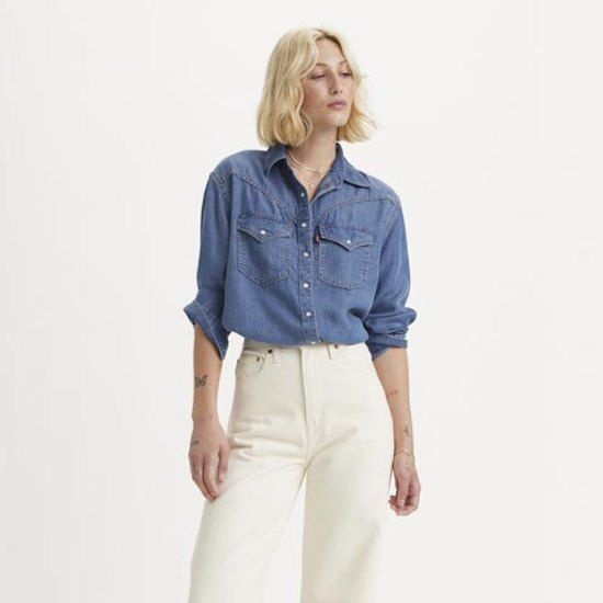 리바이스 리바이스 여성 SAWYER 웨스턴 셔츠A76204 A76204