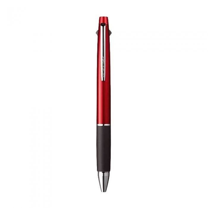 유니 유니 제트스트림 3색볼펜 SXE3-800-07 보르도 (0.7mm 흑+청+적) (1개입)