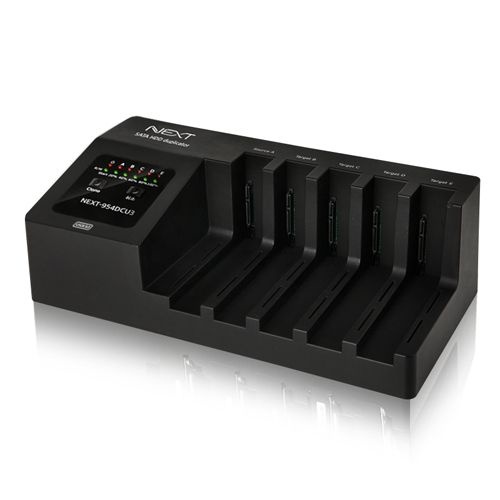 [오늘출발] NEXTU USB3.0 5베이 1대4 하드복사 외장 도킹스테이션 NEXT-954DCU3