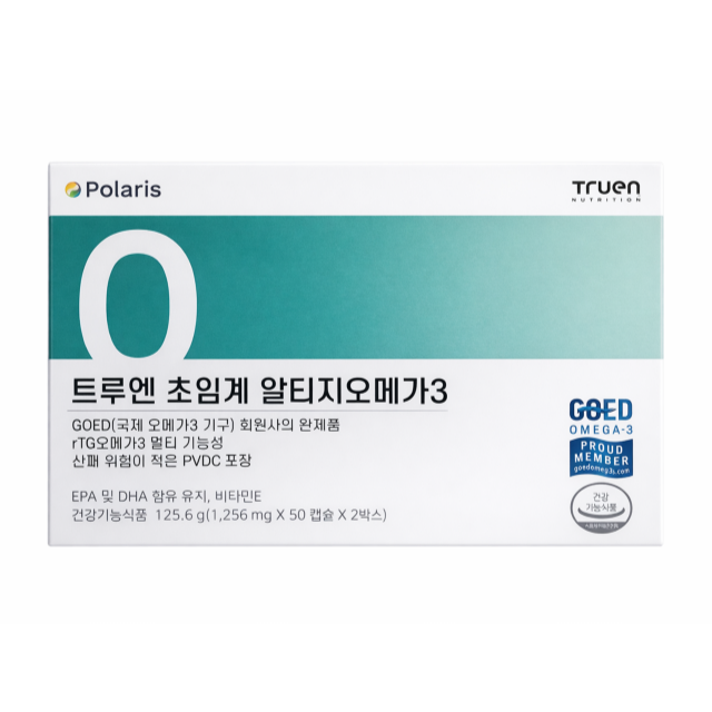 트루엔뉴트리션 트루엔 초임계 알티지오메가3 100캡슐 1개