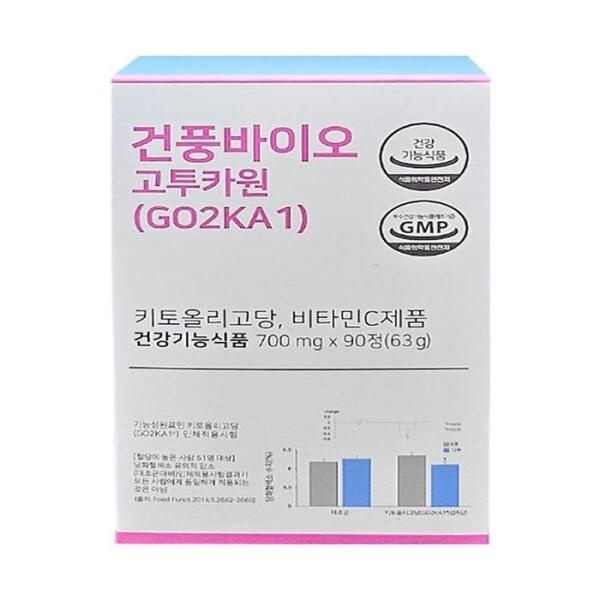 [셀러허브 식품] 건풍바이오 고투카원(GO2KA1) 90정 1박스(AD)