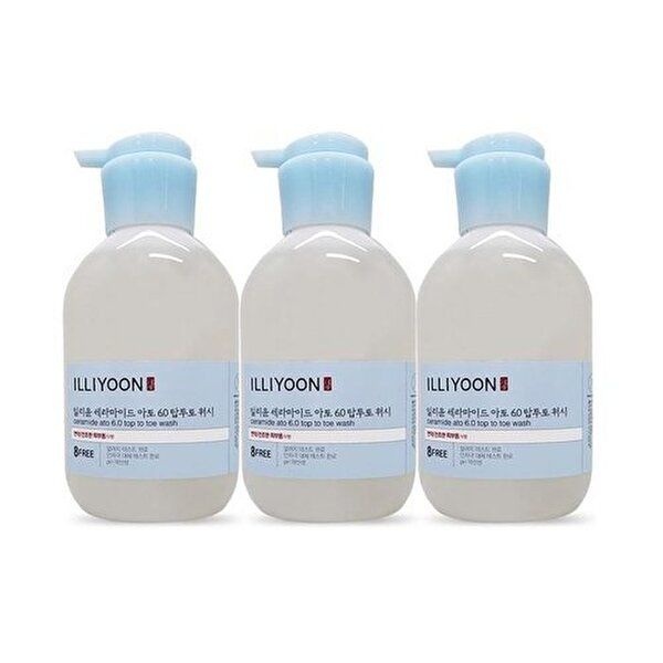 [셀러허브 1]일리윤 세라마이드 아토 6.0 탑투토 워시 500ml 약산성 샴푸 겸용 3개 Ss (16850769)