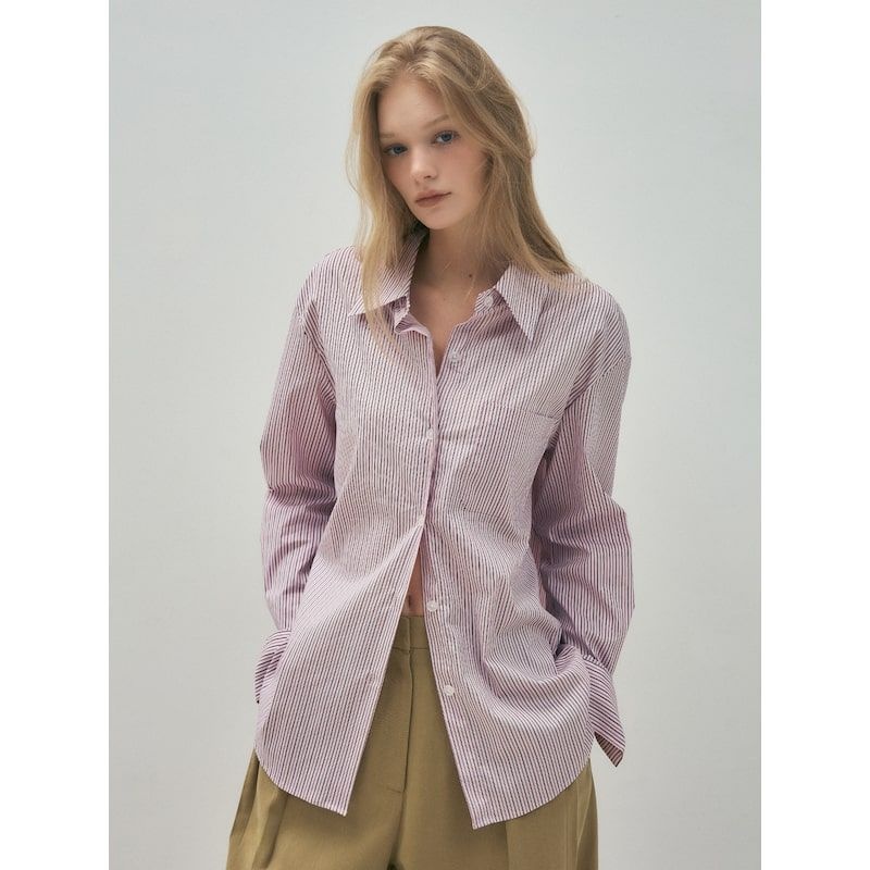 CITTA Essential Multi Stripe Comfort Shirt_CTT386 2color 1244213