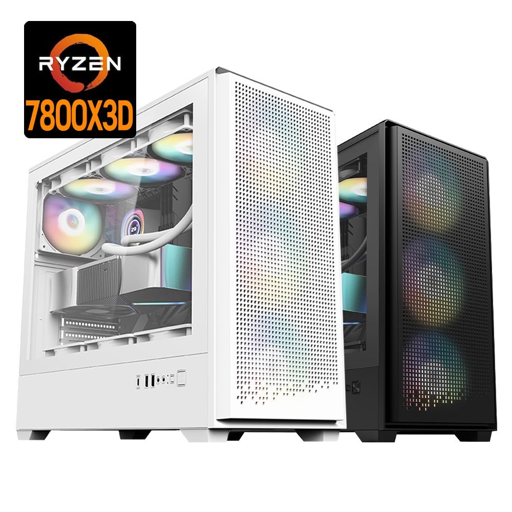 [온누리상품] AMD 라이젠7 7800X3D 조립 PC 반본체 사무 게이밍용