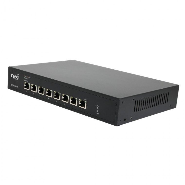 10G 멀티 기가비트 스위치허브 8포트 컴퓨터 PC 인터넷 랜선분배기 공유기