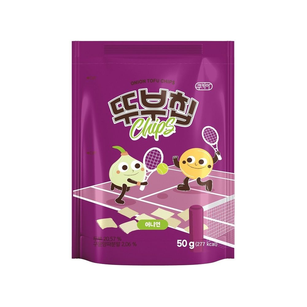 쿠키아 두부과자 어니언 뚜부칩 50gx18봉 /맛있는 간식 과자 쿠키 스낵 크래커 어린이과자