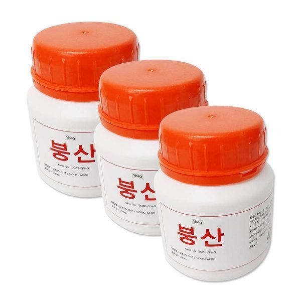 삼현제약 붕산 180g 살균소독 바퀴벌레 퇴치 붕산가루 x 3개