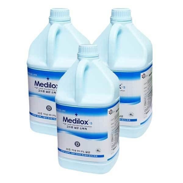메디록스 에스 무독성 살균소독제 소독약 메디락스 4L x 3개