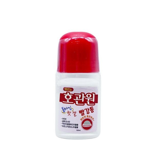호관원 빨강통 핫겔 볼타입 100ml 바르는 온열 핫 스포츠 마사지겔 근육
