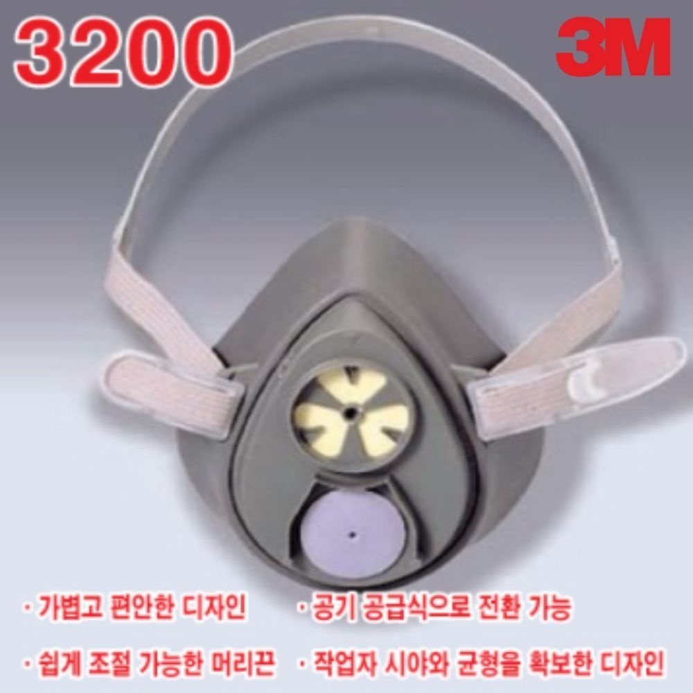 트렌디픽 협력사 3200 방독마스크 면체 3M