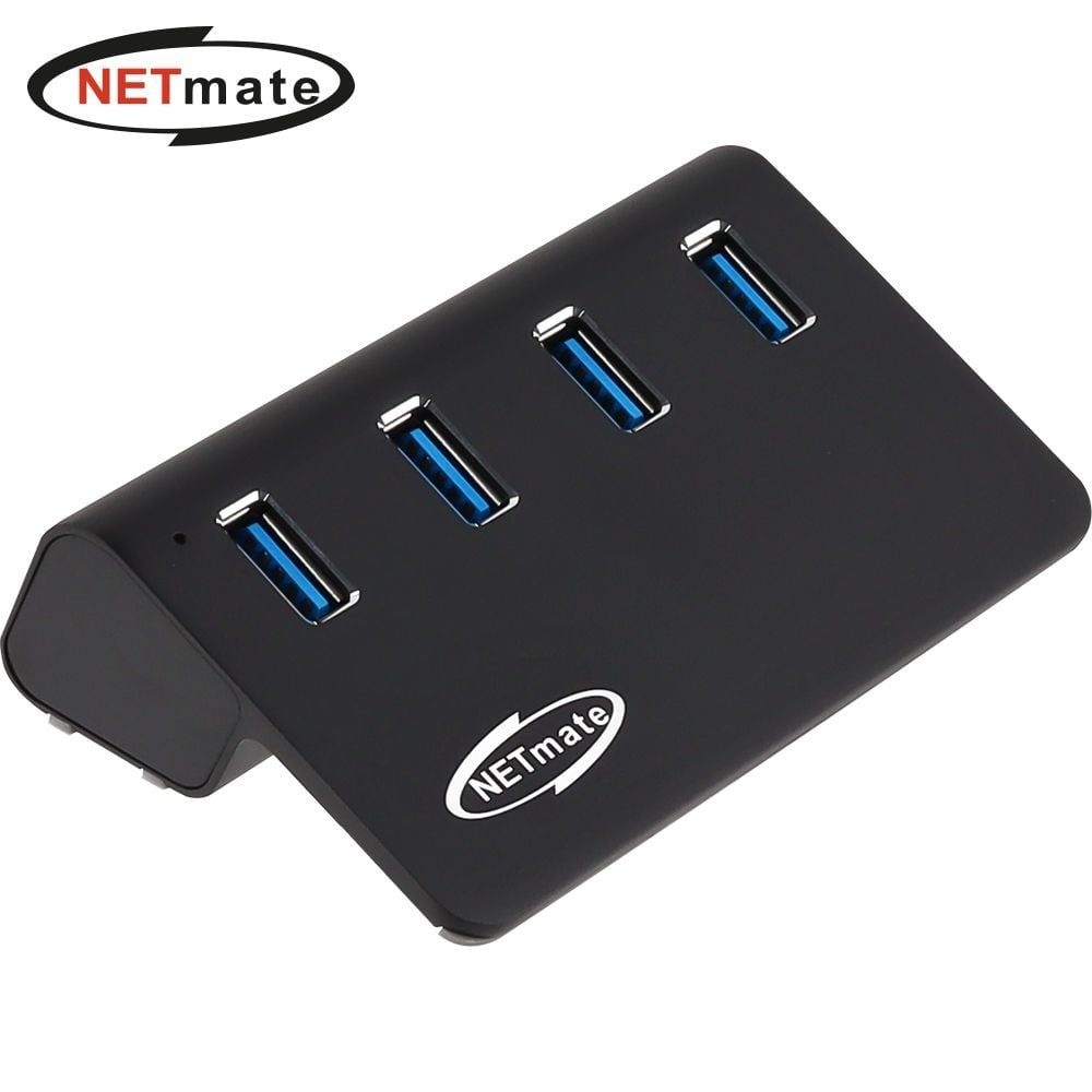 UT324B USB3.2 NM 블랙 허브 4포트 넷메이트 강원전자