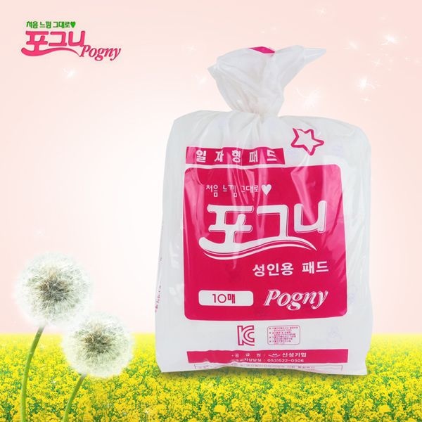 포그니 성인용 일자패드 150매 천연기저귀 산모 출산