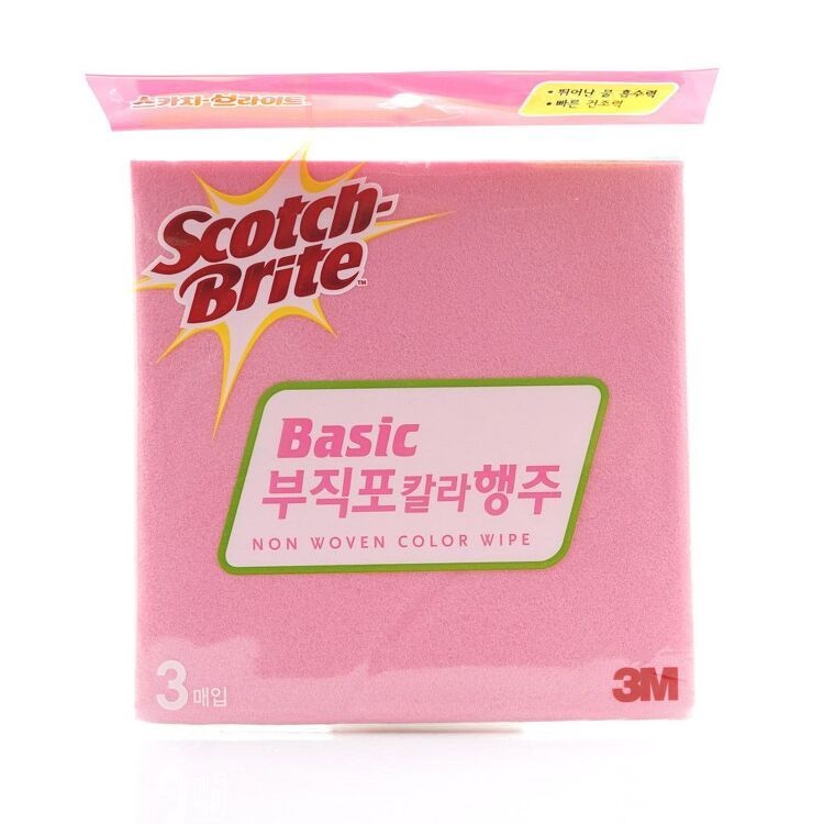 [오늘출발] 3M/부직포 칼라행주 3매