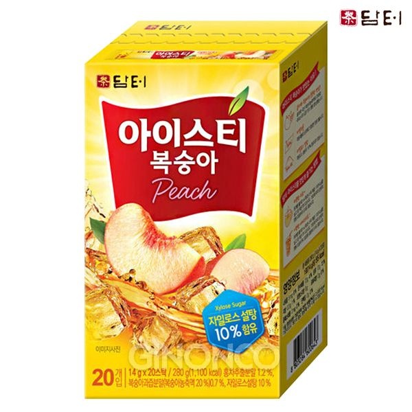 [오늘출발] 담터 아이스티 복숭아 20T 카페 피시방 음료수