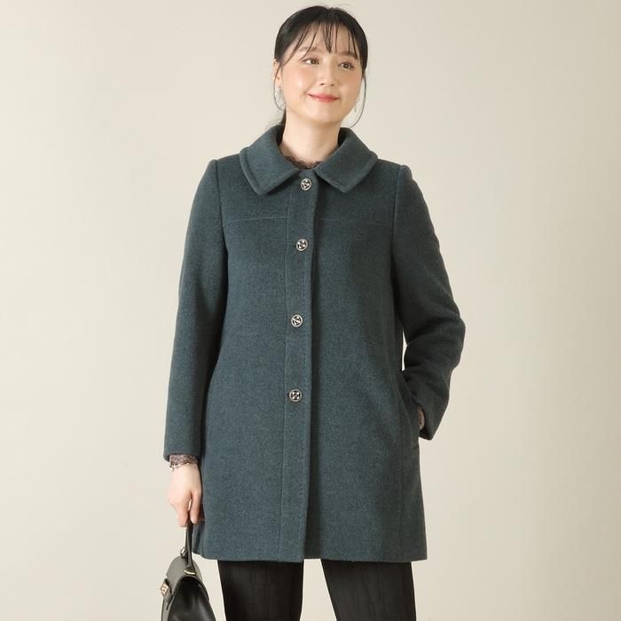 [애비뉴투지]울 모직 호시스티치 봄 가을 초겨울 하프 코트 J12518