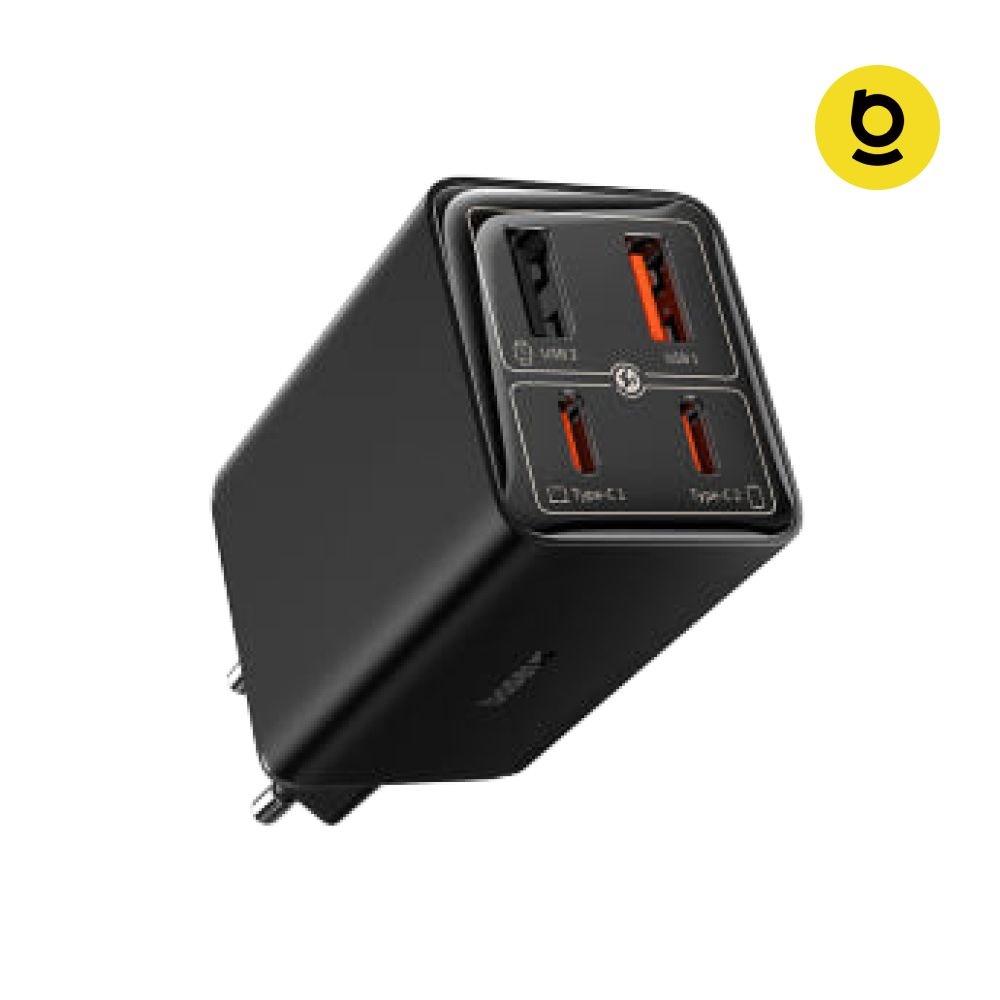 베이스어스 베이스어스 고속 충전기 4포트 멀티 휴대폰 USB 충전기 65W GaN6 Pro 2C+2U