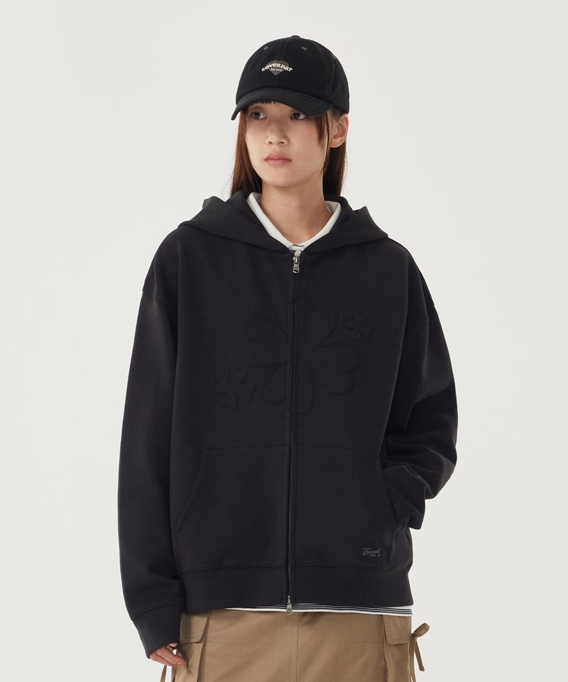 COVERNAT WOMAN 커버낫 COVERNAT WOMAN 우먼 오버핏 후드집업 Charcoal CO2503HZ71CH 105934