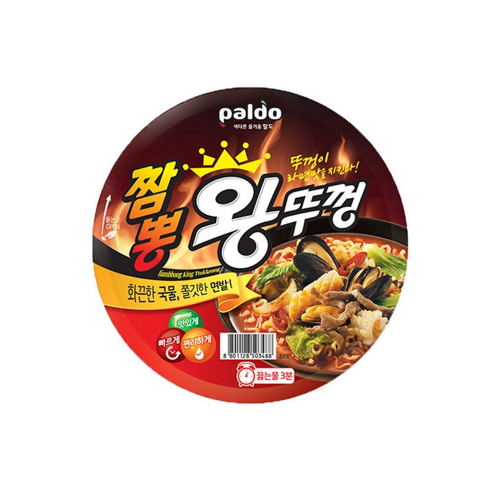 팔도 짬뽕 왕뚜껑 110g x 18개