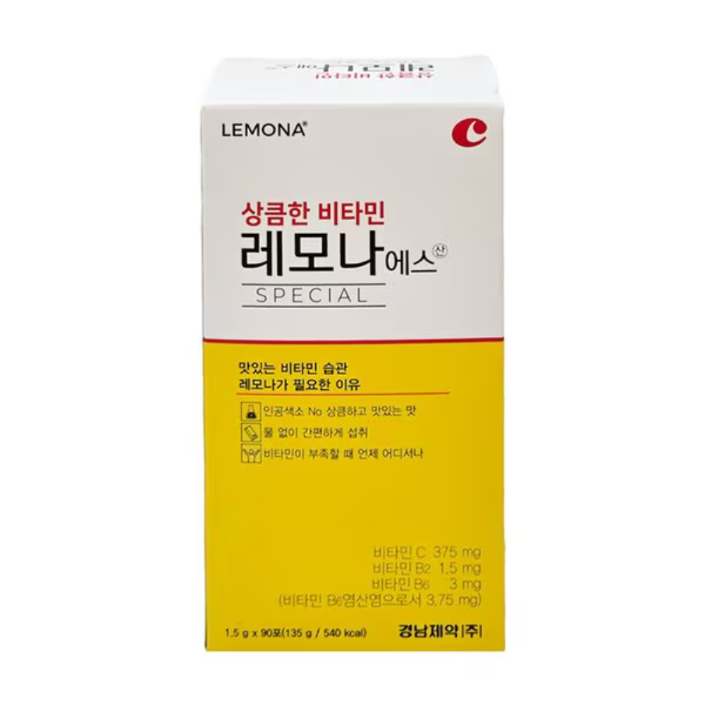 [경남제약] 상큼한 비타민 레모나 에스산 1.5g x 90포