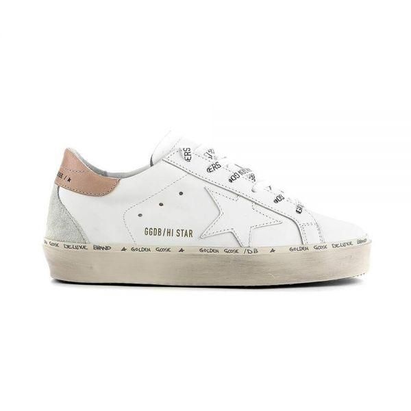 골든구스 골든구스 GOLDEN GOOSE 골든구스 하이스타 스니커즈 화이트 레더 스타 GWF00119 F002439 10869