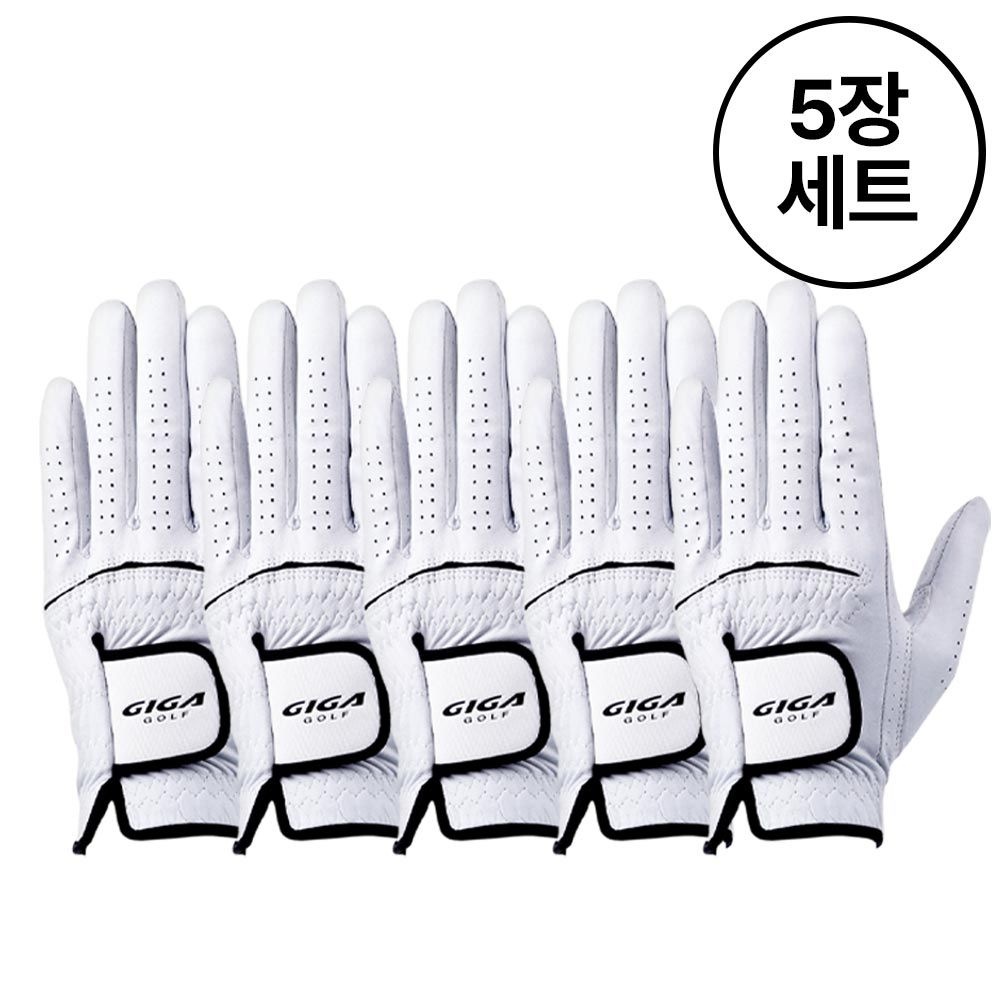 [롯데온] 기가골프 양피장갑 남성용(한손)_GA2213 5장세트(19,680원/무료)