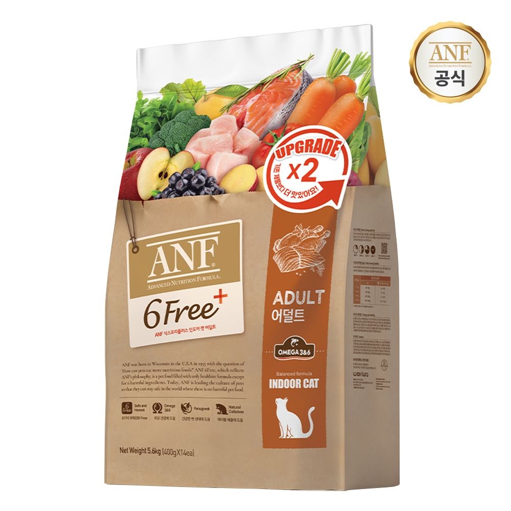ANF 식스프리플러스 캣 어덜트 5.6kg / 고양이사료