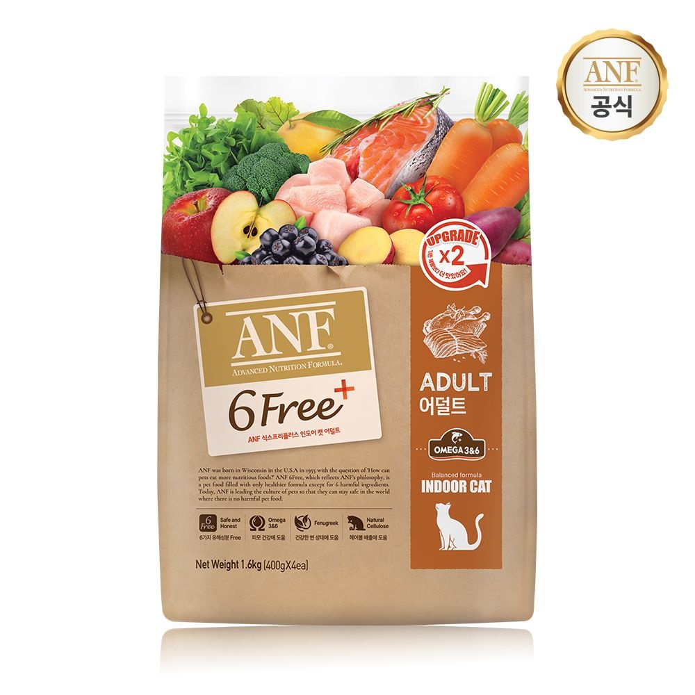 [오늘출발] ANF 식스프리플러스 캣 어덜트 1.6kg / 고양이사료