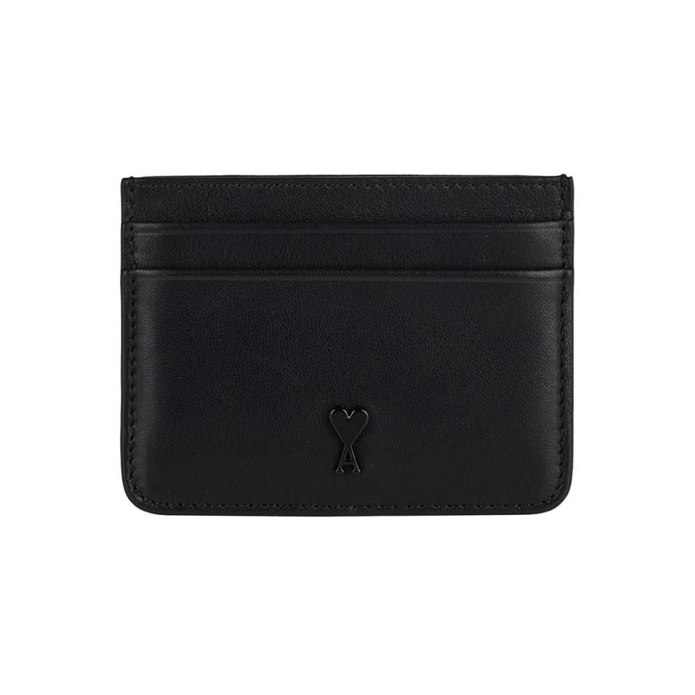 26SS 하트 로고 카드지갑 블랙 USL702 AL0138 001