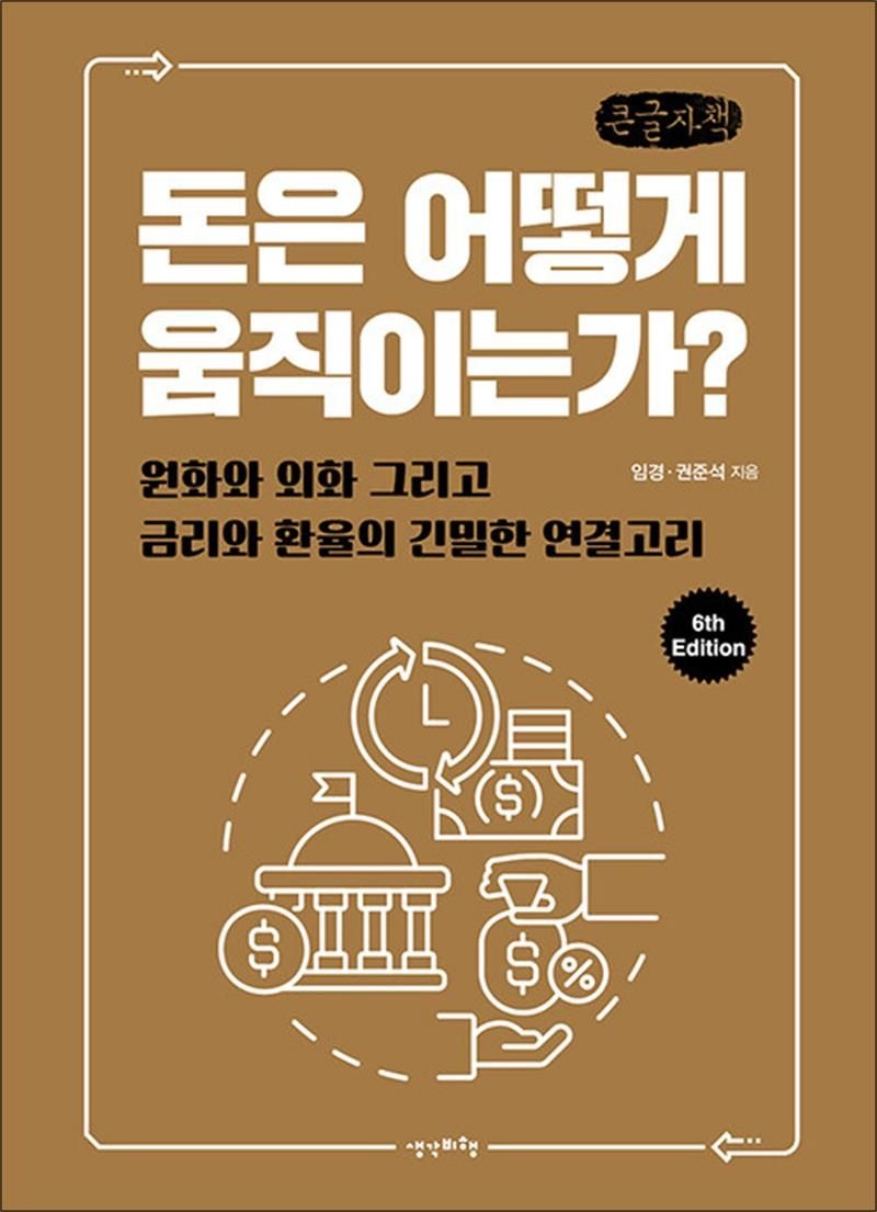 [큰글자도서] 돈은 어떻게 움직이는가 - 원화와 외화 그리고 금리와 환율의 긴밀한 연결고리