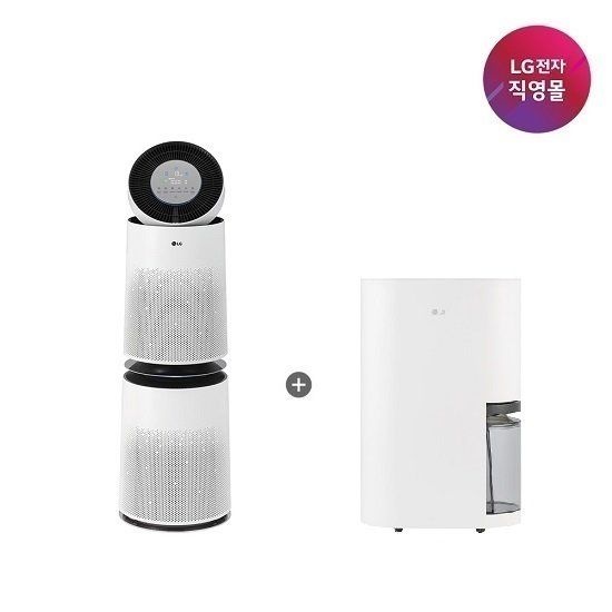 LG전자 LG 퓨리케어 AI 360  공기청정기+제습기 AS285DWWD+DQ214MWGA