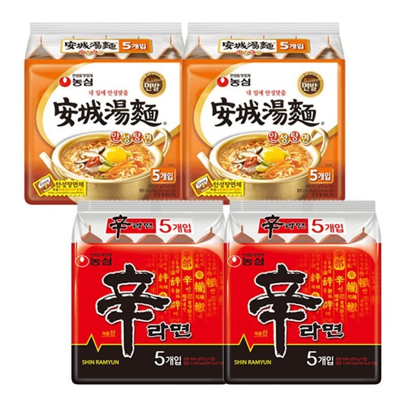 농심 신라면 10개 + 안성탕면 10개e[35936380]